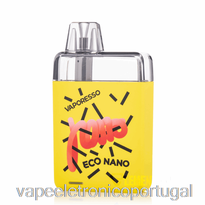Vape Eletrônico Vaporesso Eco Nano Pod System Verão Amarelo
